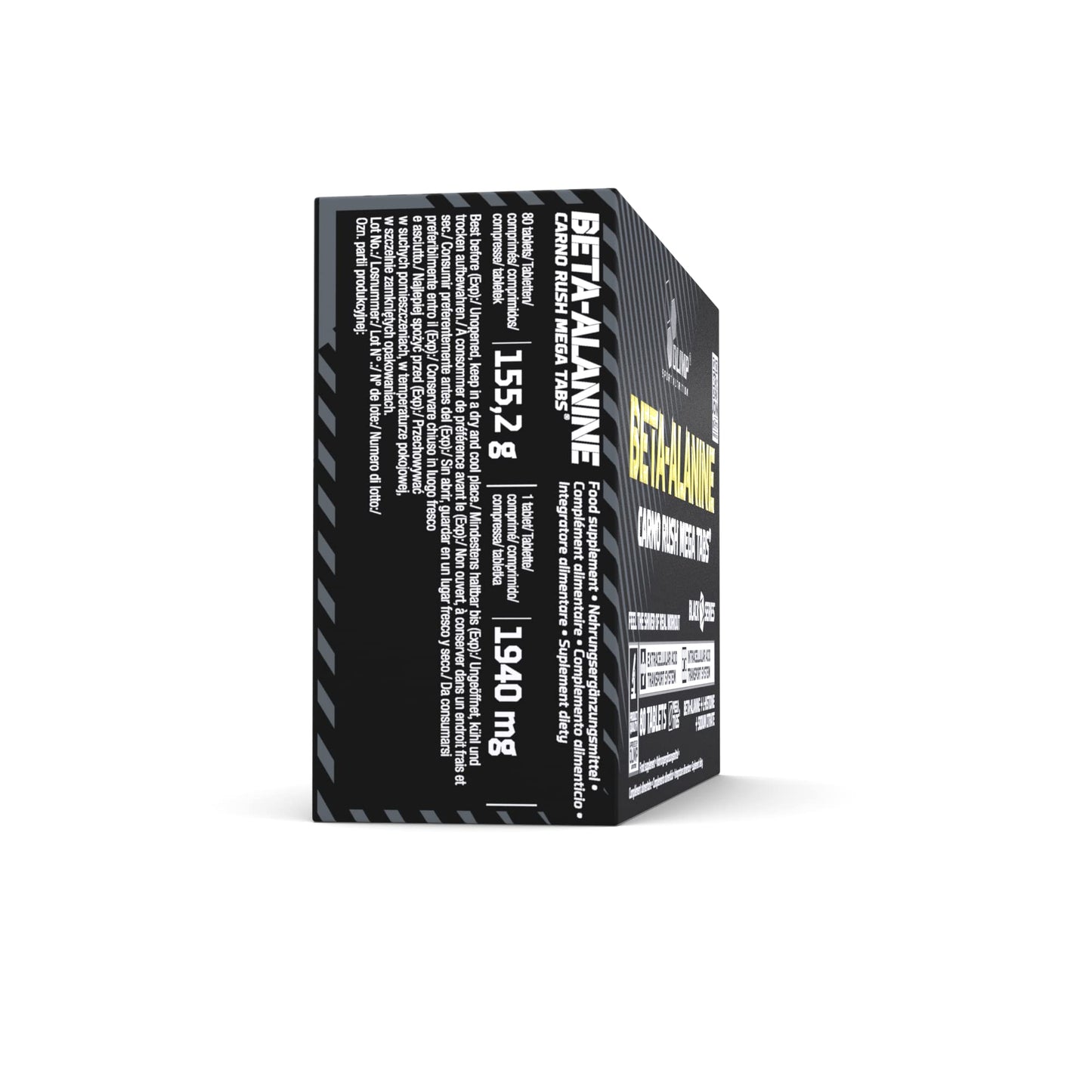 OLIMP SPORT NUTRITION Olimp Labs Beta-Alanine Capsules, Carno Rush, Pack of 80 Mega Tablets, BETA-Alanine CARNO Rush