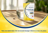 PuroSure Purosure Vitamin B12 1000µg | 365 High Strength Easy to Swallow Tablets | Methylcobalamin Vegetarian and Vegan Tablets | Tiredness and Fatigue Tablets | | Manufactured in The UK | (365 Tablets)