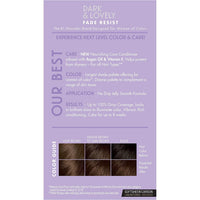 DarkandLovely Dark and Lovely Fade Resist Permanent Hair Colour Hair Dye Up To 100 Percent Gray Coverage Brilliant Shine (Brown Sugar 386)