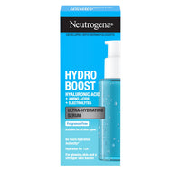 Neutrogena Hydro Boost Ultra-Hydrating Serum (1x 30ml), Fragrance-Free Face Serum, 8x More Hydration for up to 72H, Hydration Serum with Hyaluronic Acid, Amino Acids and Electrolytes for Dewy Skin