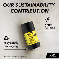 got2b Glued Wax Stick 50g, Long-Lasting Styling Wax Stick, Clear Hair Wax Stick for Slick Looks On the Go, Non-Greasy Hair Pomade to Tame Flyaways, Strong Hold, Vegan Formula*