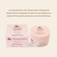 My Little Coco BABY MAMA Soothing Nipple Balm 30ml – Lanolin-Free, Organic Coconut Oil & Shea Butter for Hydration & Relief – Paediatrician Approved, Dermatologist Tested, Cruelty-Free