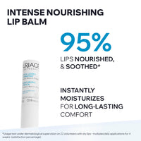 Uriage Eau Thermale Moisturizing Lipstick 4g - With Shea Butter & Borage Oil - Nourrishes, Restores, Protects - Long-Lasting - Very Dry & Irritated Lips