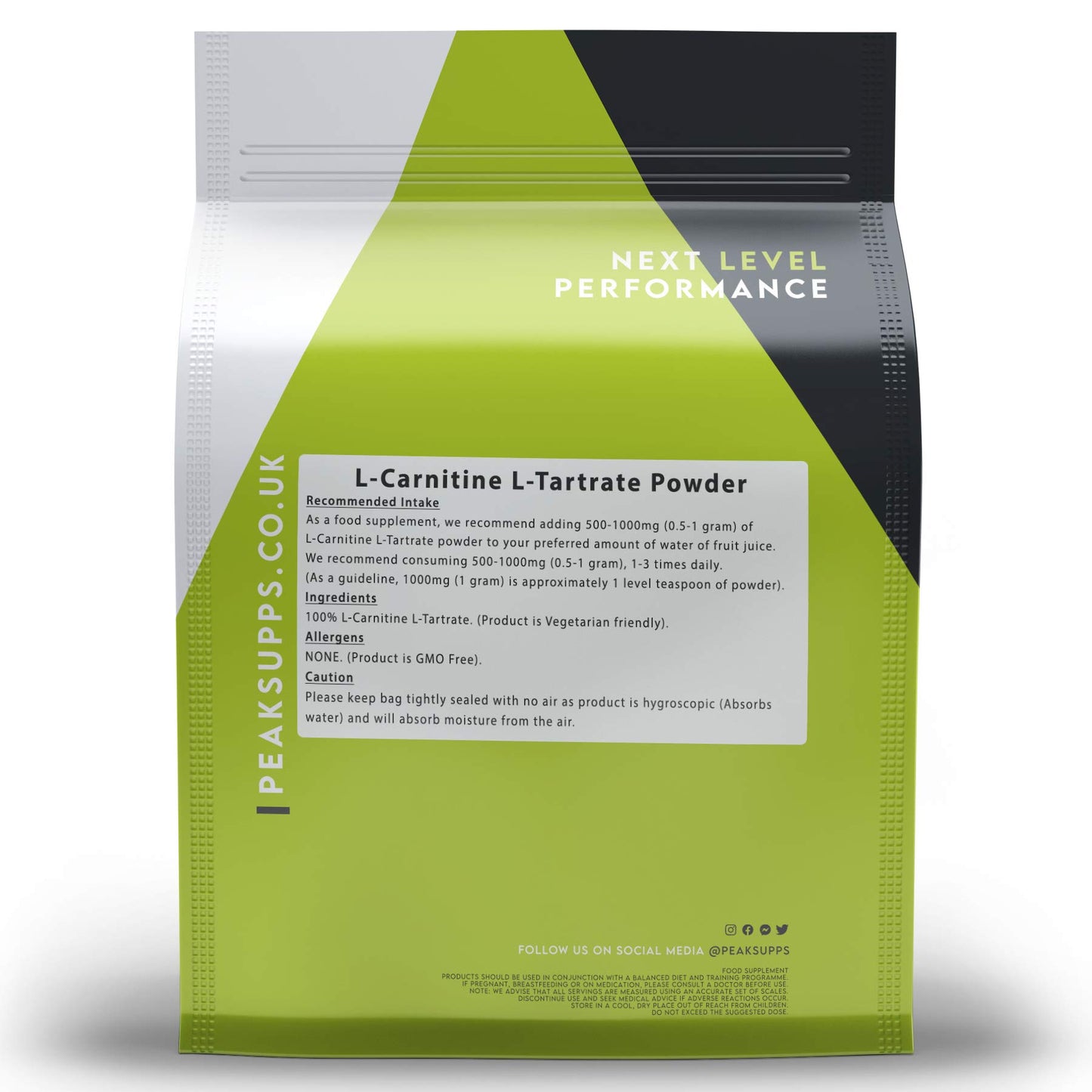 L-Carnitine L-Tartrate Powder 500g | Pure