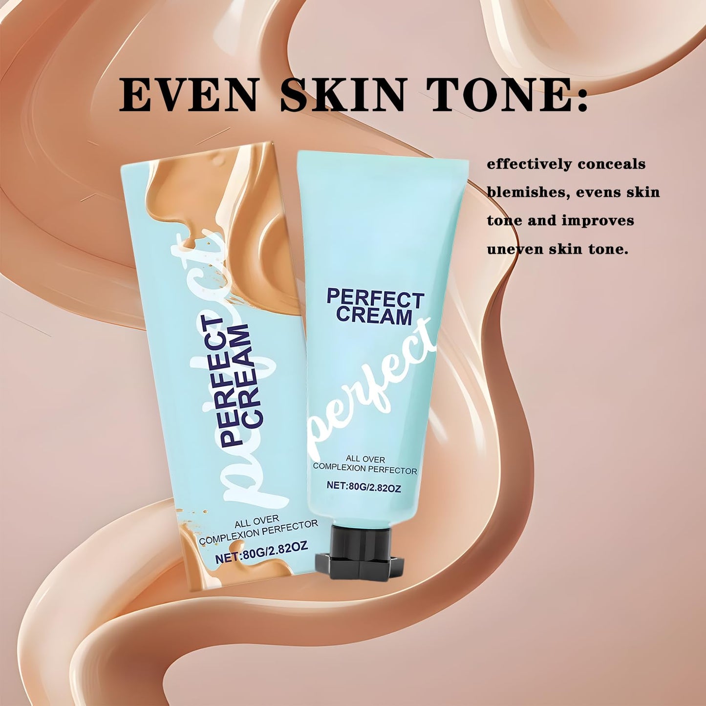 INBOLM Body Coverage Perfector 2 Pcs Body Foundation 80g All Over Complexion Perfector,Perfect Cream Skin Tint Suitable for Face,Legs and Other Parts of the Body