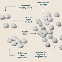 Kinetica Zinc Mag | 90 Capsules | 420 mg Magnesium | 16.5 mg Zinc | 193μg Selenium | 4.8mg B6 | 30 Servings | Sleep aid | Vegan & Vegetarian Friendly