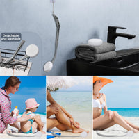 BTideas Lotion Applicator for Back, 52CM Back Cream Applicator, Cream Applicator for Back, Easy Reach and Washable, Back Moisturiser Applicator