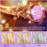 DMQ Purple Toning Hair Mask 50g, Intensive Toning Hair Mask for Lightened & Highlighted Cool Blonde Hair,Deeply Nourishing Damaged Hair,Deep Nourish Brighten Hair,Travel Size