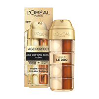 L'Oreal Paris L’Oréal Paris Face Serum, Age Defying Serum Le Duo, Collagen Peptide Booster and Vitamins B3 & C*, Instant Firmness & Radiance, Clinically Proven Reverse Appearance of Upto 5 Years of Wrinkles*, 30ml