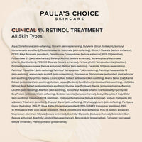 Paula's Choice CLINICAL 1% Retinol Treatment - Anti Aging & Skin Firming Serum for Face - Fights Wrinkles - with Vitamin C & Peptides - All Skin Types - 30 ml