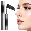 MINSHZEE Black 3D Waterproof Hairless Mascara, Washable Ultra-thin Metal, Long Lasting Curl, Curling Mascara, Waterproof Curling Brush, Long Lasting Hairless, Washable Lengthening