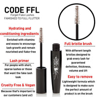 Code Beautiful CODE Beautiful Lash Kit, The Ultimate Lash Kit for Volume and Length, Mascara Primer and Black Mascara, Cruelty Free and Vegan Mascara for Sensitive Eyes 12ml