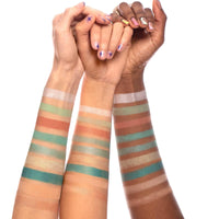 Lottie London Lottie Palette in Totally Mint, 9 shade compact eyeshadow palette in soft mint and apple green shades in a mix of creamy mattes and sparkling shimmers