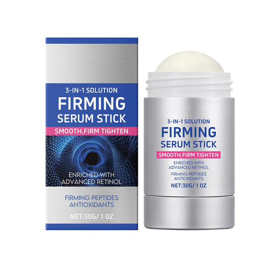 CrownLite Collagen Peptides Firming Serum Stick,Retinol Luxurious Collagen Firming Cream,Anti Aging Peptides Face Moisturizer,Face and Neck Firm ing Stick for Tightening Sagging Skin
