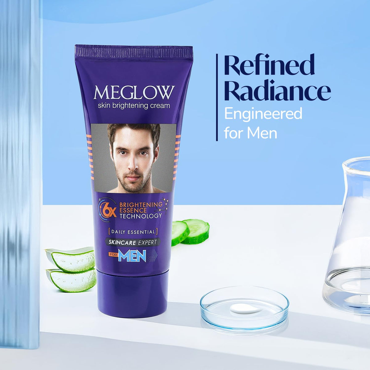Meglow Premium Fairness Cream Spf 15 For Men (50G)
