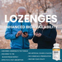 kumproicha NAD Sublingual Lozenges, Fast-Acting & High Absorption NAD+ Supplement, 120 Tablets, 120 Servings Per Bottle