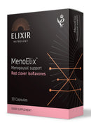 ELIXIR NUTROLOGY Red Clover Extract Capsules for Menopause Support | Isoflavone Rich Formula | Designed for Women During Menopausal Transition | Daily Support for Midlife Wellbeing | 30 Vegan Capsules | UK Made