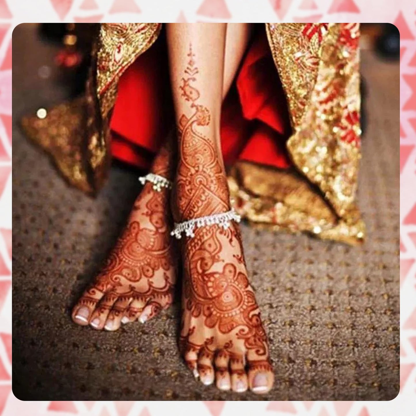 Bettinay 9PCS Mehndi Stickers for Hands, Women Girls Temporary Henna stencils sticker