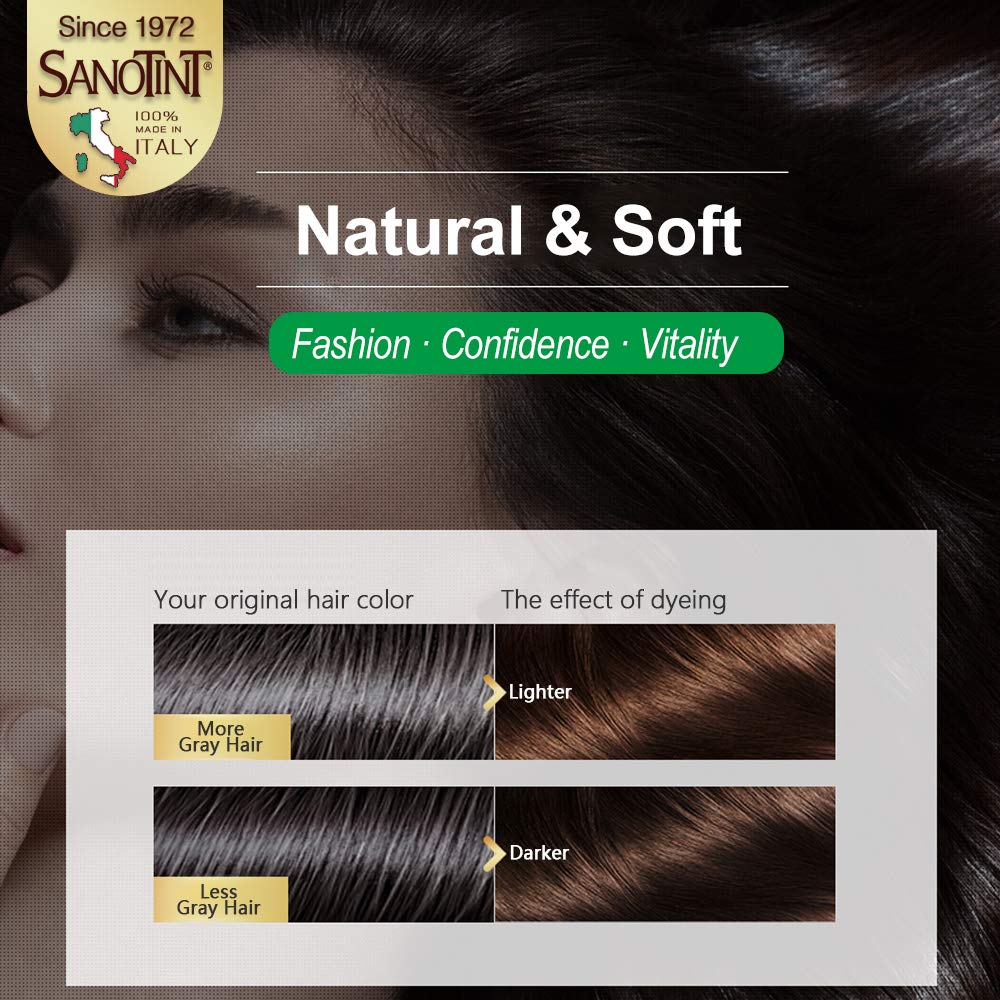 Sanotint Classic Hair Color Imported From Italy (125 ml) (Light Natural Brown)