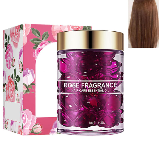 GNAUMORE Capsules for Hair Care,Hair Vitamin Serum Capsule,Hair Care Moisturizing Anti Frizz,Hair Treatment Serum,Deep Care Repair Damaged Hair,Hair Serum for Dry Damaged Hair,for All Hair Types 30PC