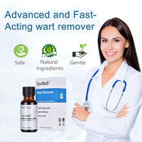 SANNUO Extra Strength Wart & Corn Remover, Fast Acting Gel Wart Removal for Plantar Wart Flat Warts and Corns for Feet Toes Finger and Hand, 0.67 FL OZ
