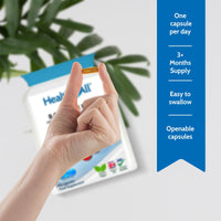 Health4All Vitamin B Complex B-50, 90 Capsules - 3 Months Supply, Hight Potency, Vegan
