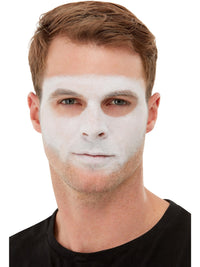 Smiffys Make-Up FX, Day Of The Dead Kit, Aqua, Blu Facepaints, Transfers, Crayon, Sponge & Applicator, Cosmetics and Disguises Fancy Dress, Halloween Dress Up Cosmetics & Disguises.