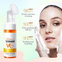 KKwoter Vitamin C Face Cleanser, Gentle Face Cleanser For Sensitive Skin & Oily Skin, Sensitive Face Wash Women & Men For Dry Skin, Facial Cleanser For Blackheads, Acne, Dull Skin