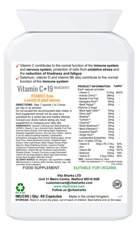 VitaBoost Complete Immunity Complex + Vitamin C & D. Fight Infection & Boost Immune Function. Anti-Viral & Anti-Bacterial. All-in-One Potent Vitamin C Formula. Essential Vitamins & Minerals