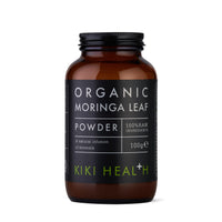 KIKI HEALTH KIKI Health Premium Organic Moringa Leaf Powder - Certified Superfood with Essential Vitamins & Sustainably Sourced for Healthy Living - Conveniently Blends into Smoothies & Dishes - 100g