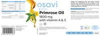 Osavi Primrose Oil with Vitamin A & E, 1800mg - 180 softgels