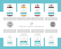 Forever & Always Supplements Ashwagandha High Strength Gummies (150) 1200mg per serv - Raspberry Flavoured Gummies for Adults - Sleep, Mind, Calm, Focus & Melatonin Support Supplements