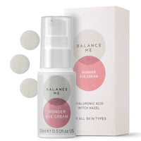 Balance Me Wonder Eye Cream 15ml, Under Eye Brightener Treatment for All Skin Types, Hydrating & Firming, Anti-Aging, Brightens & Smooths Under Eyes Best Anti Aging Eye Cream