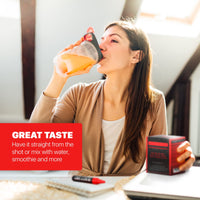 ProNutriWorld Energy Supplement for Memory and Focus with Royal Jelly Oral Liquid Ginseng, Guarana Extract, Taurine and Rhodiola for Tiredness, Fatigue and Immune Support (20 Servings)