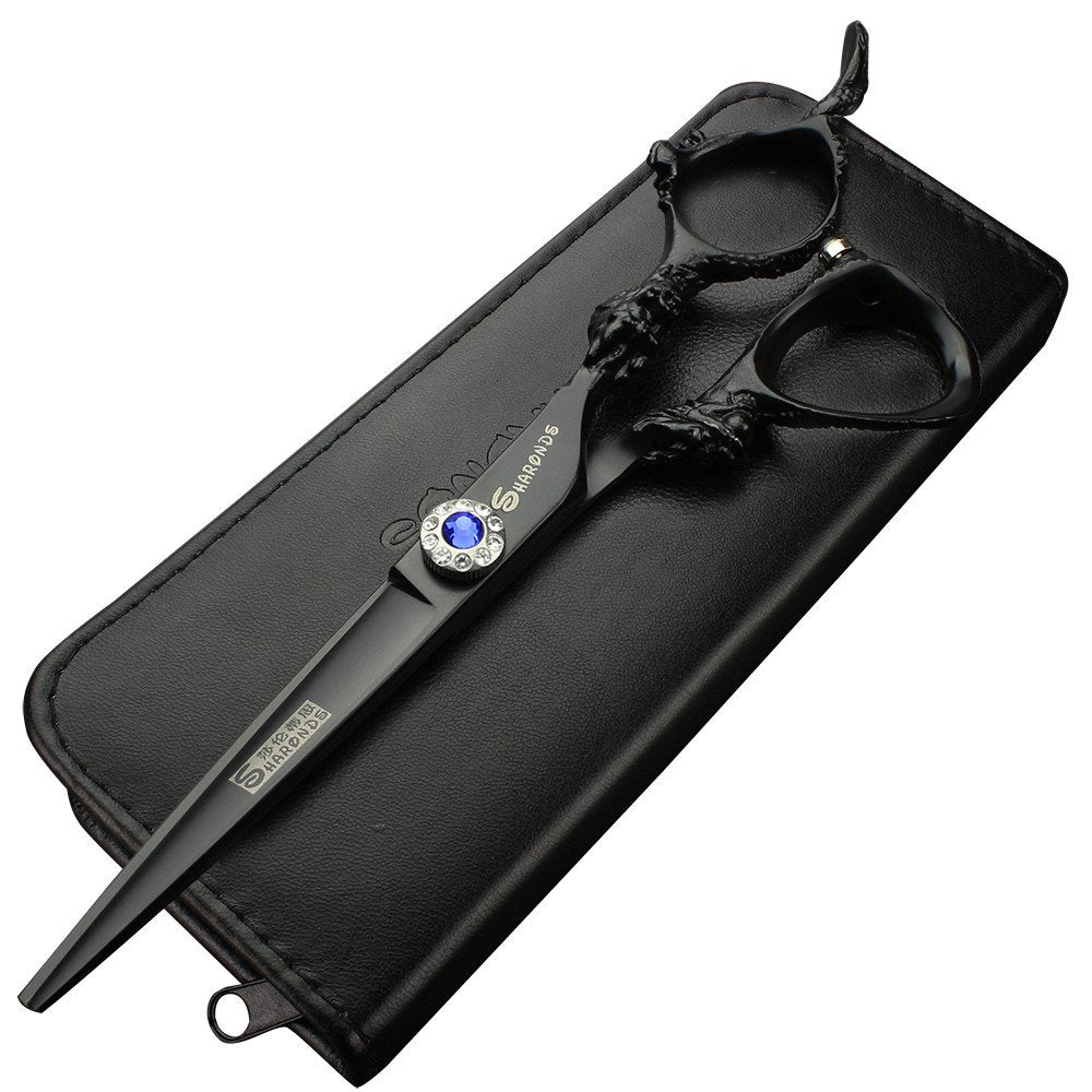 SHARONDS 5.5/6/7.5/7/8-inch professional hair clippers, Japanese 440C jewelry scissors (6-in cutting scissors)