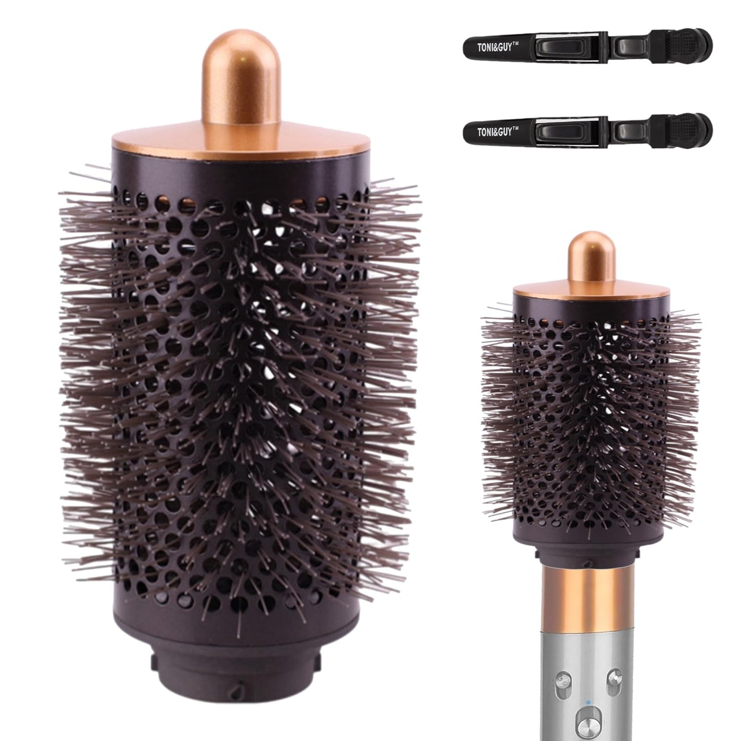 GMHLLES Large Round Volumizing Brush for Dyson Airwrap Attachments,Brush for Dyson Airwrap Accessories, Fluff up and Volumize for Styling Set