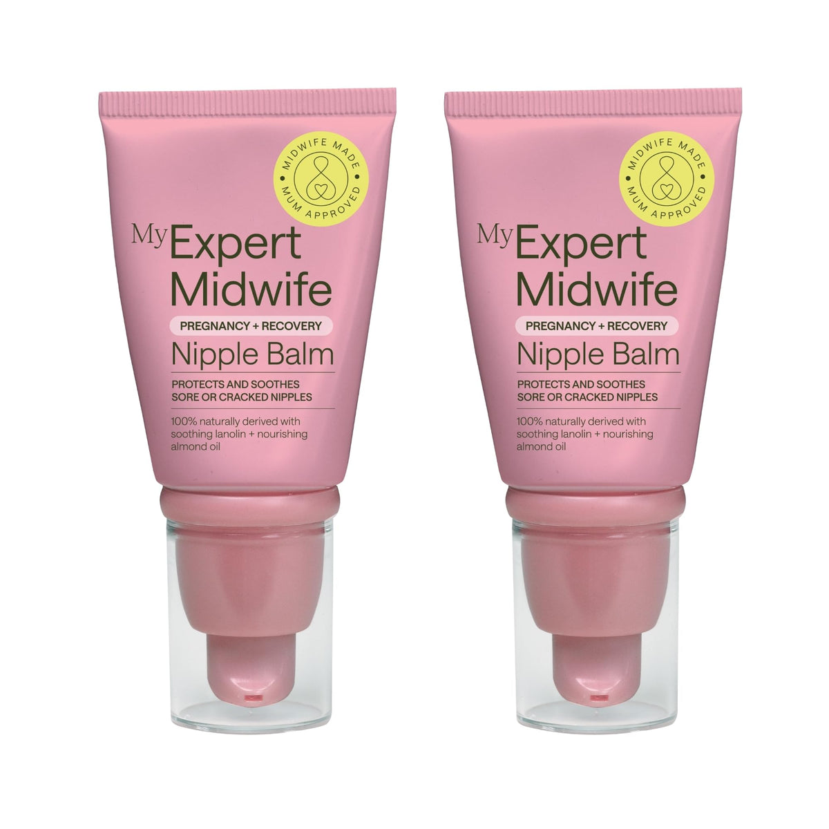 My Expert Midwife No Harm Nipple Balm, 100% Natural, medical grade Lanolin, fast relief, protection for sore cracked nipples. Moisturising, odourless, tasteless, breastfeeding Safe Nipple cream, 60ml