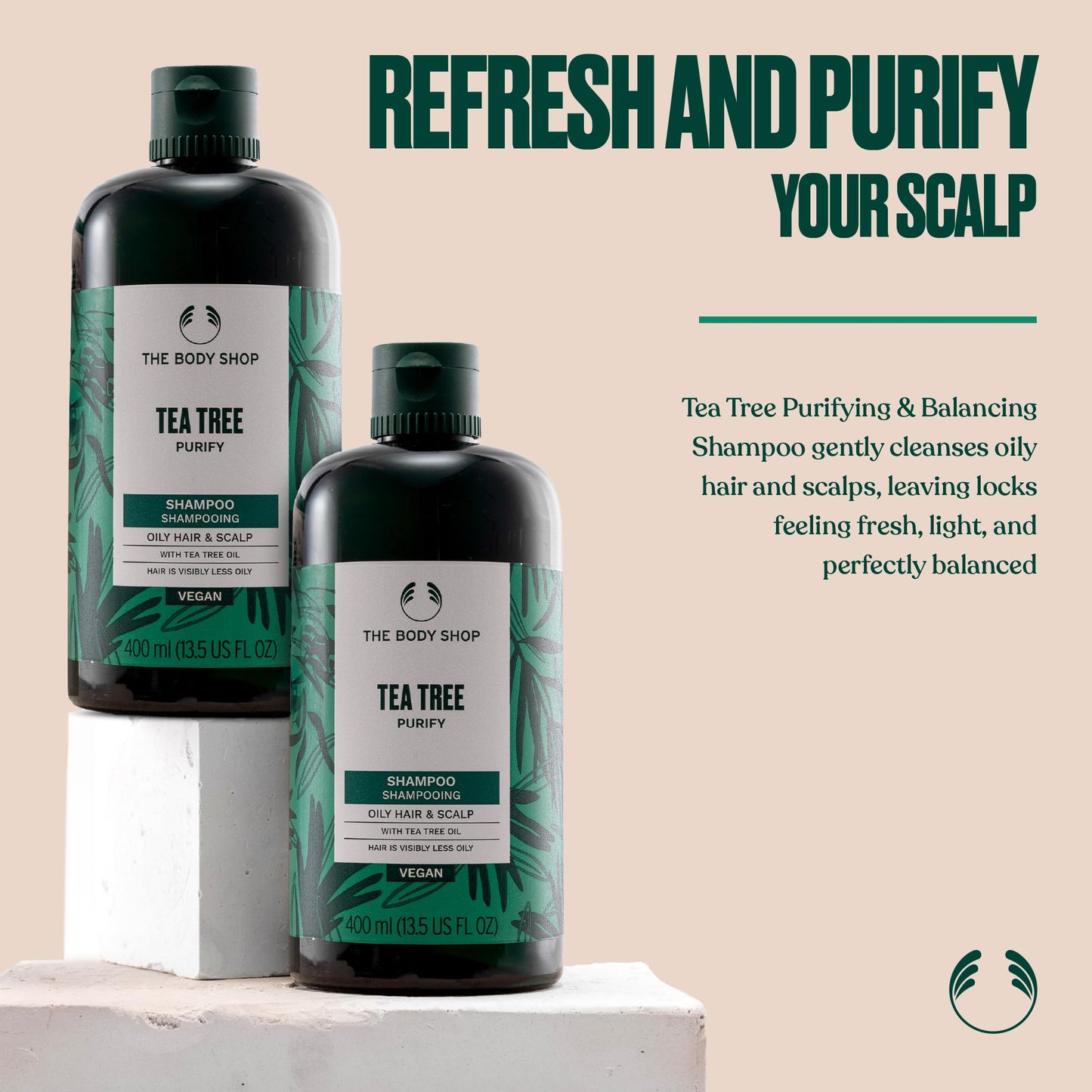 The Body Shop Tea Tree Shampoo, Purifying and Balancing 400ml