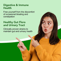 Macro Greens 100 Billion CFU Probiotics - 20 Unique Strains + Organic Prebiotics | Gut Health, PH Balance, and Digestion | Scientifically Proven Probiotics for Women and Men – 60 Day Supply – Made in The UK