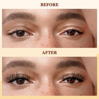 QUEWEL Lash Clusters 72Pcs Eyelash Clusters 12mm 3D DIY Lash Extensions Soft and Fluffy Cluster Lashes Easily Create Natural Effects At Home(LTM01-12mm)