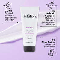 ‎The Solution The Solution Retinol Smoothing Body Lotion 200 ml (Packaging may vary)