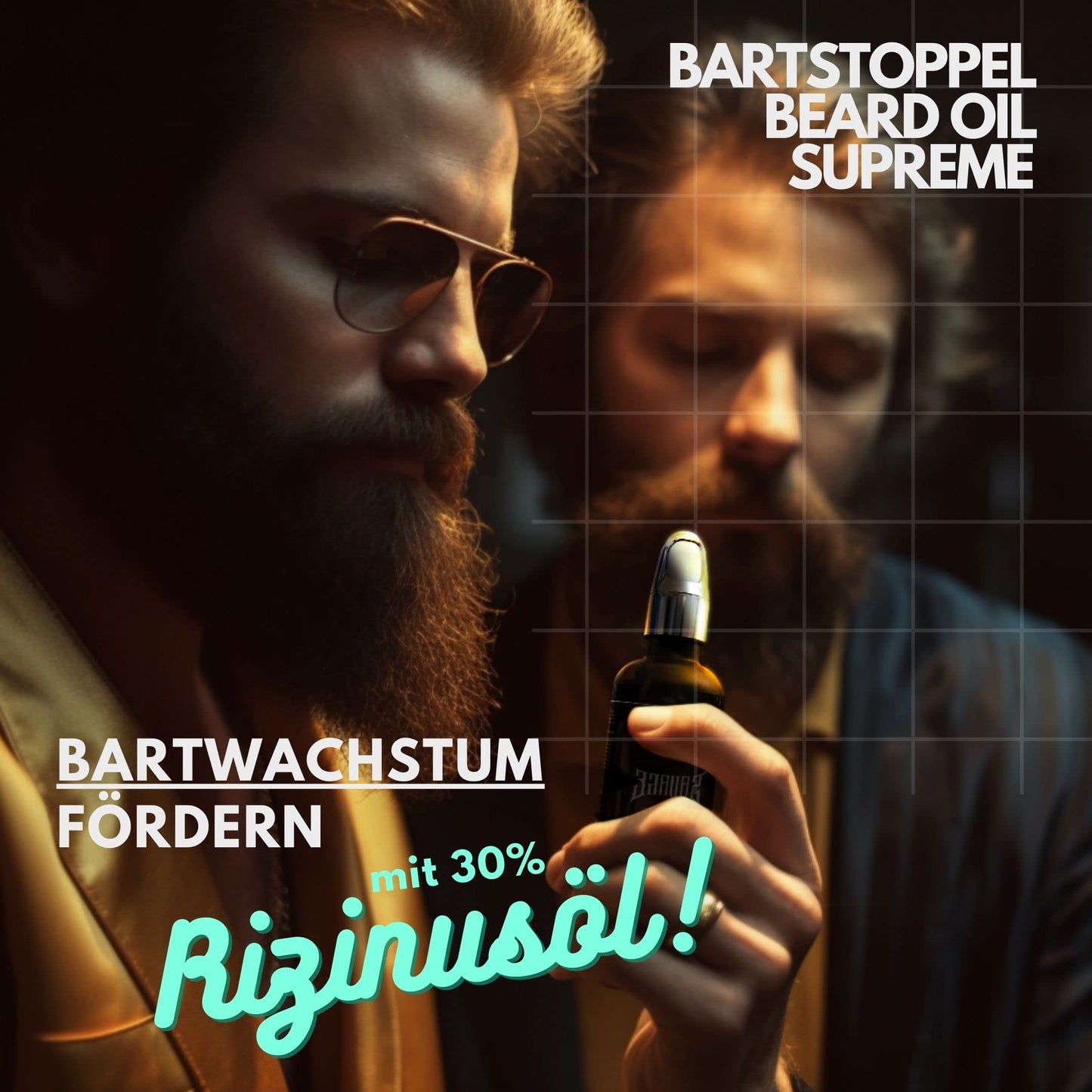 Beard Oil Mango Vanilla Dream Scented | Hair Growth & Moisturiser | Bartstoppel© Barber Company | Supreme Care for Men
