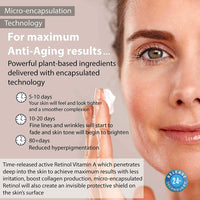 Voila Pure - RETINOL CREAM - Moisturizer - For Face & Neck - 2.5% Slow Release Retinol - Infused With Hyaluronic Acid & Vitamin E - Use Day & Night For Best Anti-Ageing & Acne Results - 1.7fl Oz