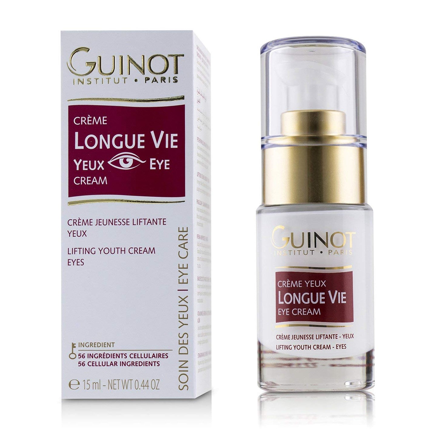 Eyes Lips & Neck by Guinot Longue Vie Yeux Eye Lifting Cream / 0.44 oz. 15ml