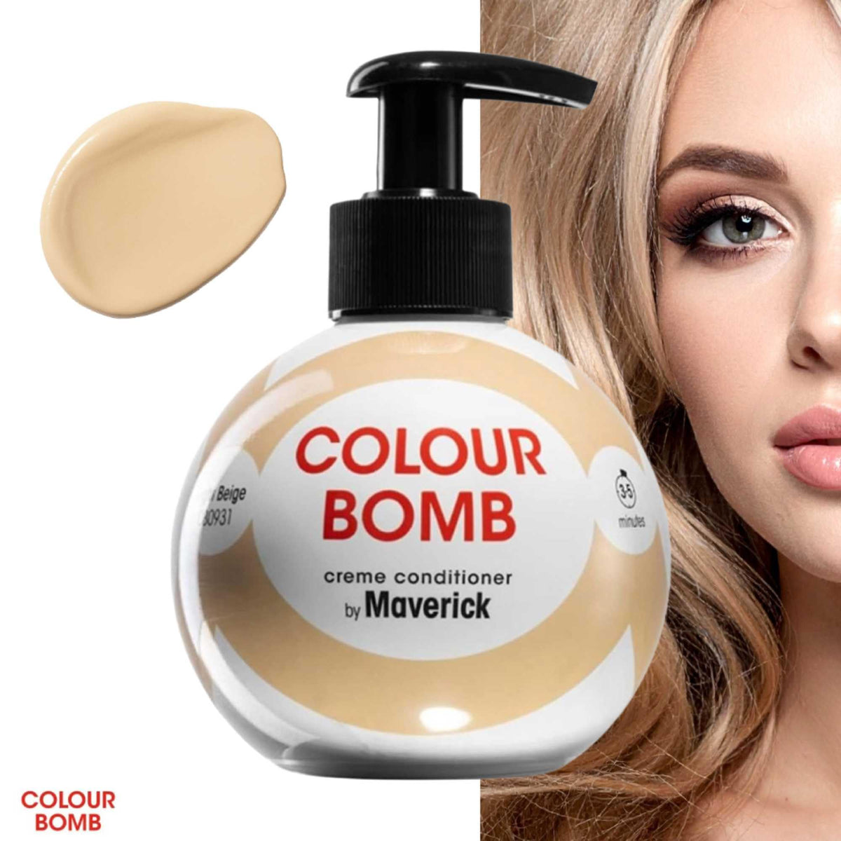 Colour Bomb by Maverick Light Beige Colour Depositing Conditioner 250ml