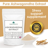 Endless Health UK Ashwagandha Extract | High Strength | 20:1 Extract | 60 Capsules