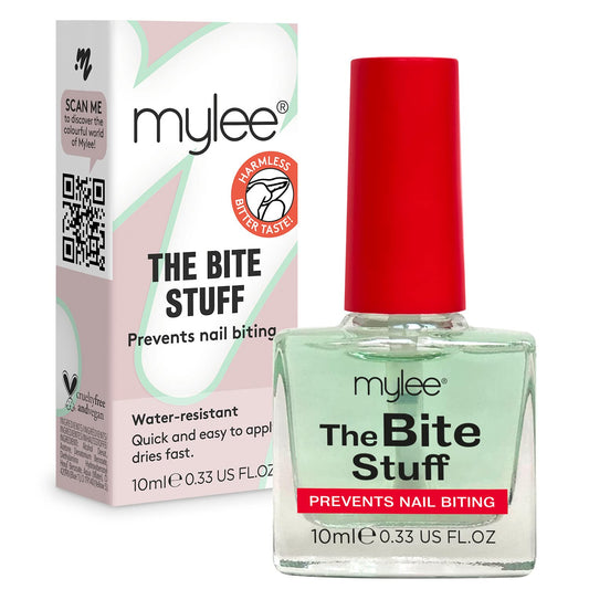MYLEE Mylee The Bite Stuff - Stop Biting Your Nails - prevention/Anti nail biting polish For adults & children - Clear nail varnish, Fast and Easy application - Water Resistant