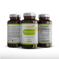 Therapeutico Magnesium Glycinate & Magnesium Malate Blend | High Strength | 250mg | 60 Veg Capsules | Premium Quality | Made in UK | Vegan | Magnesium Duo
