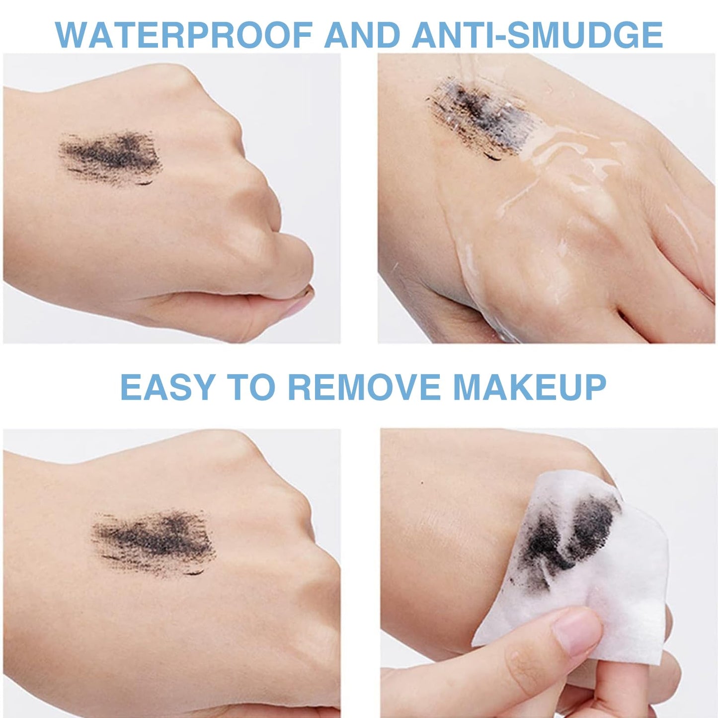 Leogony 2PCS Primelash Mascara, Tailored Waterproof Mascara for Mature Women, Ideal for Everyday and Special Occasion Looks