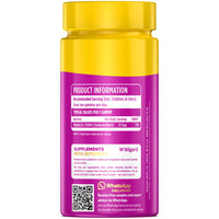 Wellgard Kids Vitamin D3 Gummies - 2 Month Supply - Vegan Chewable Vitamin D Gummies, Mixed Berry Flavour